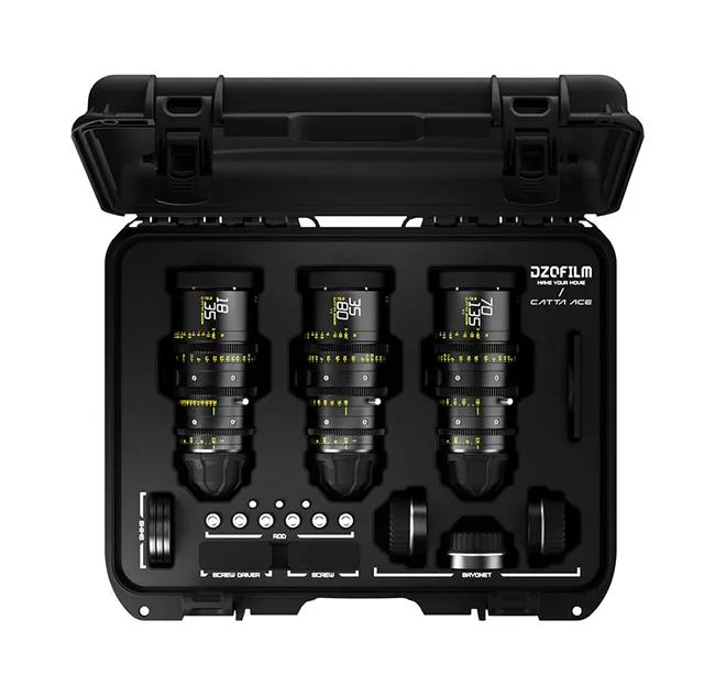 Set x3 Ópticas DZOFILM Catta Ace T2.9 (18-35/35-80/70-135mm)