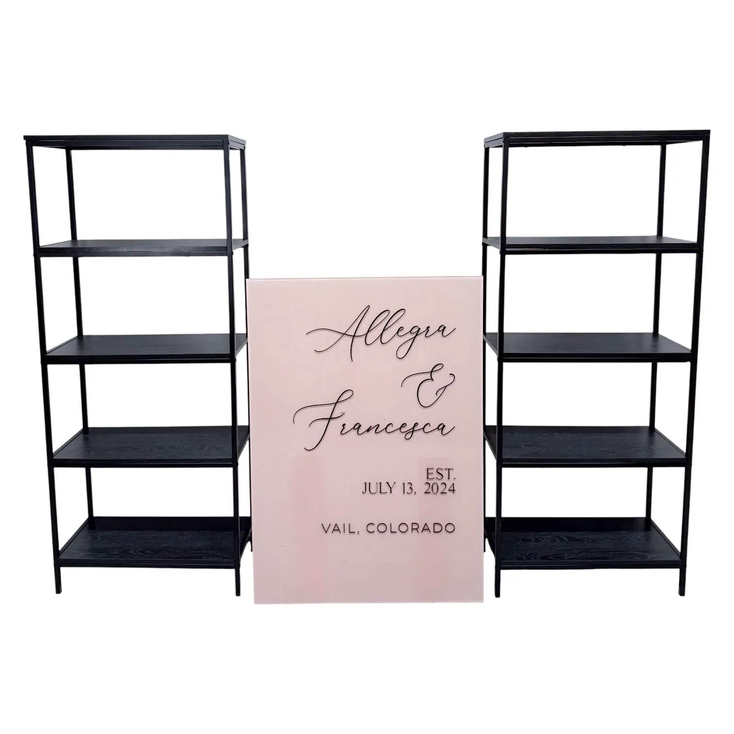 Signature Ebony Bookshelf