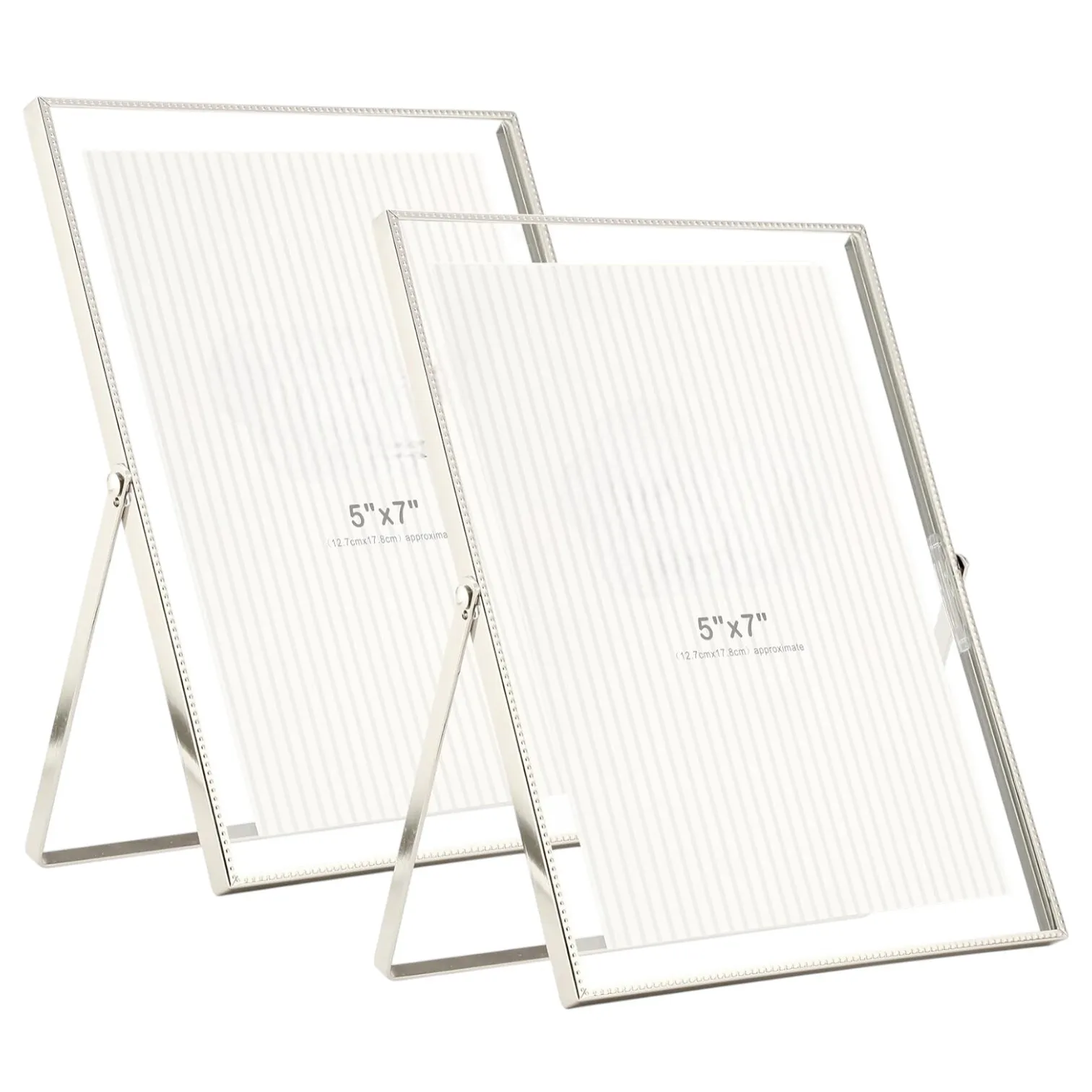 Small Modern Silver Frame