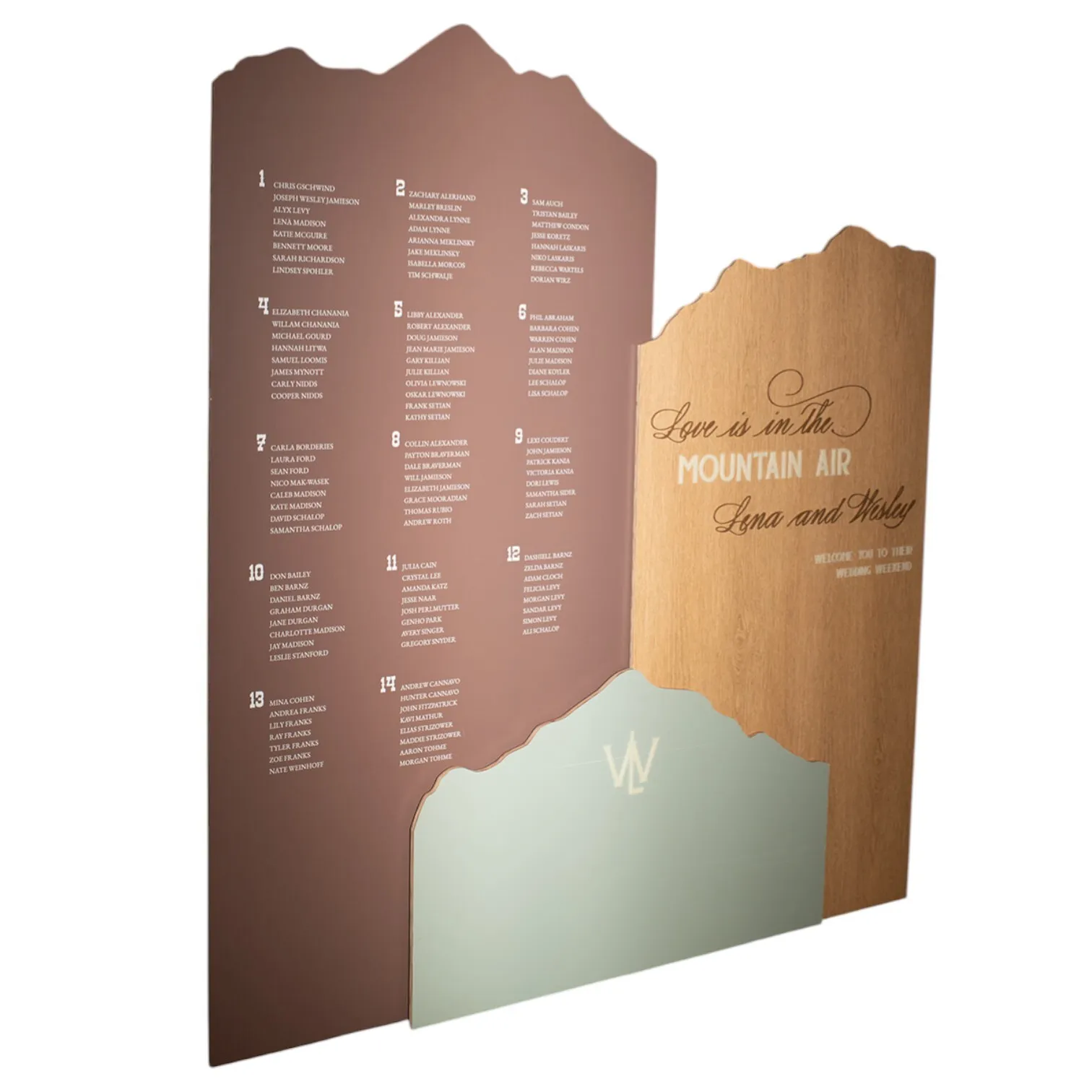 3-Panel Mountain Walls