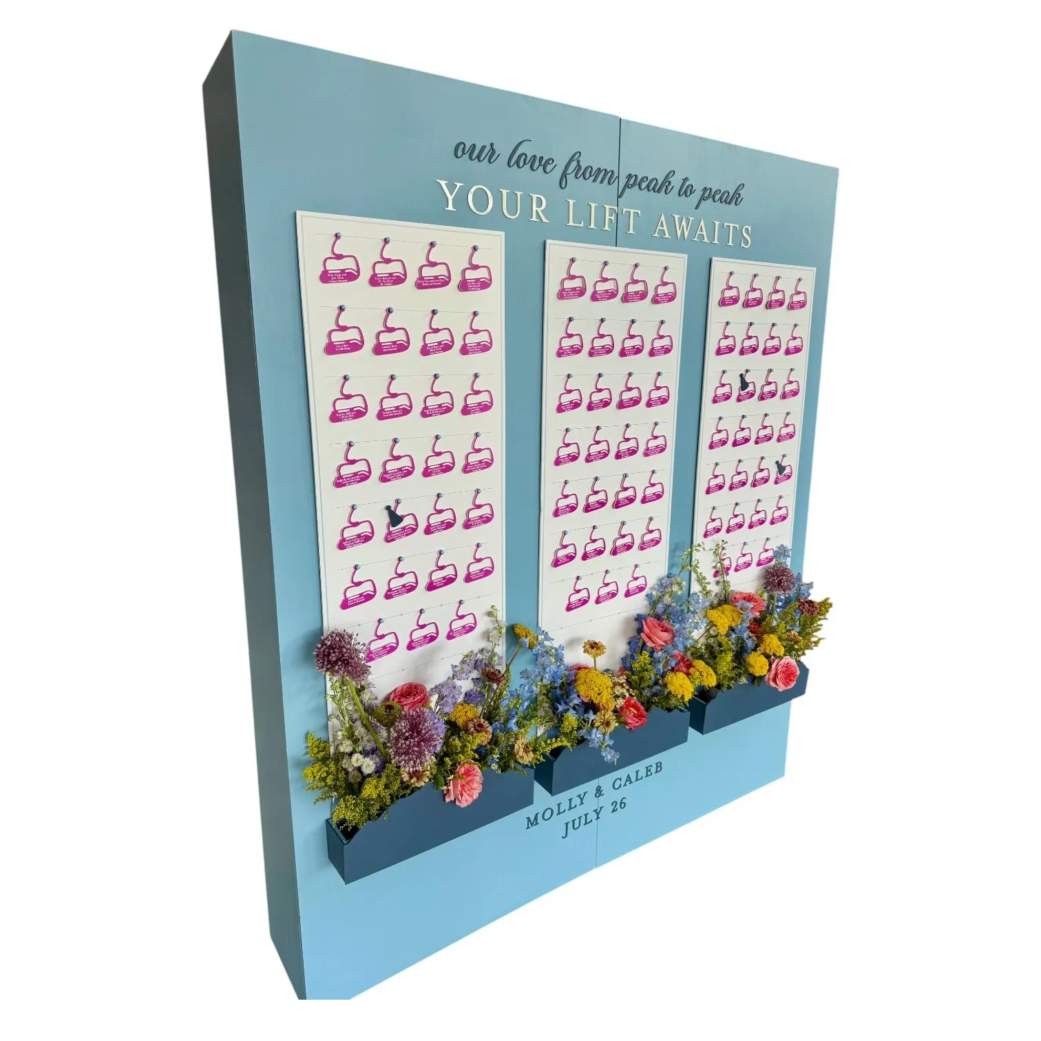 3'x7' Wall with Side Panels