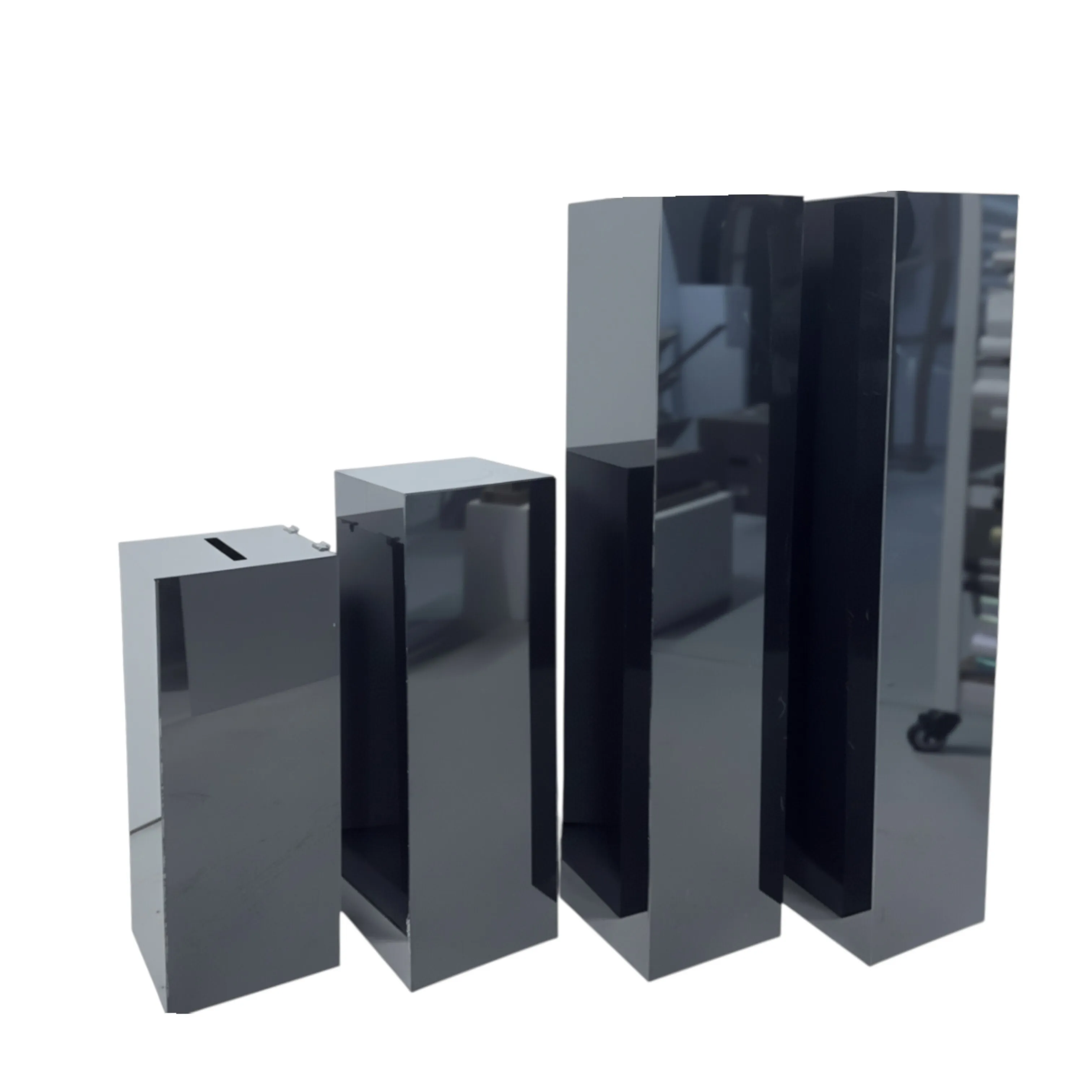 Black Acrylic Pedestals