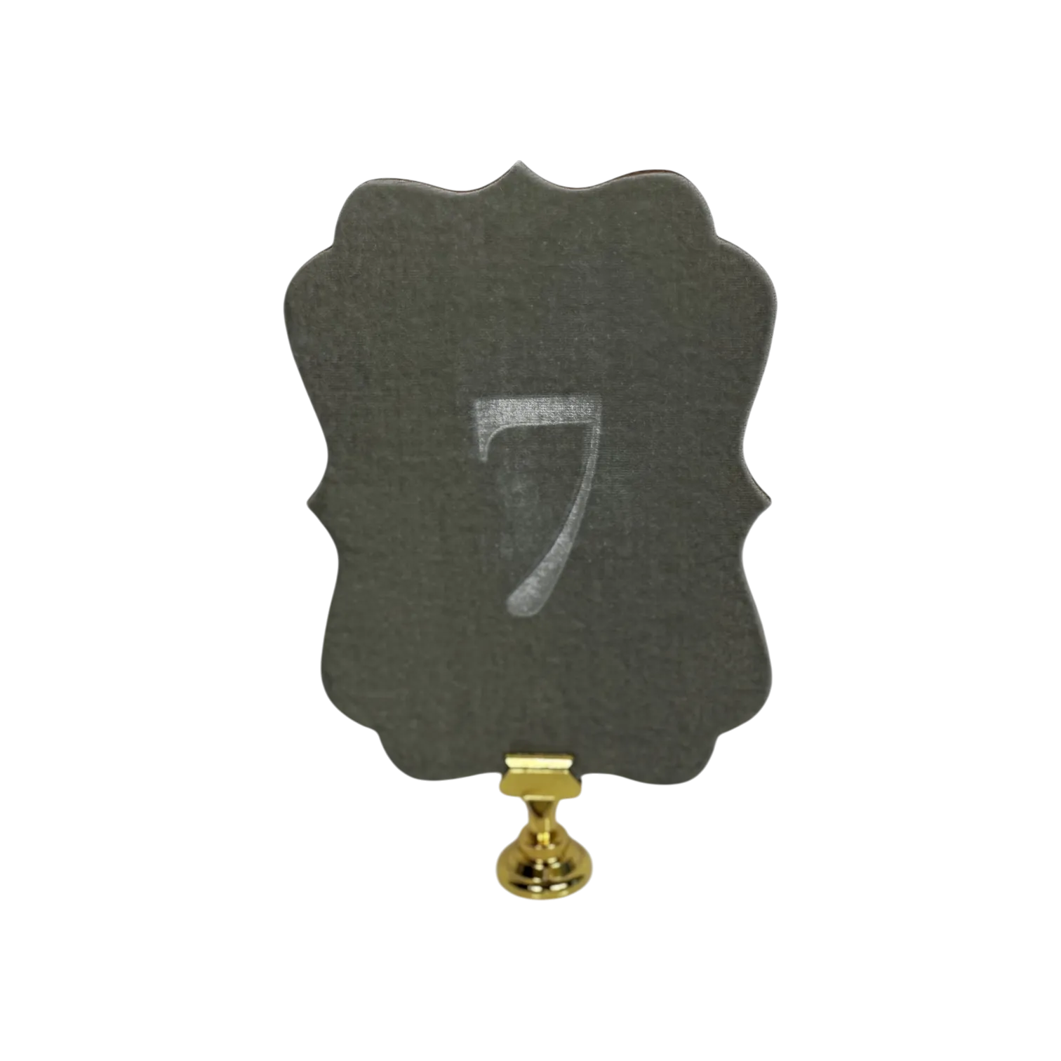 Green Velvet Table Number