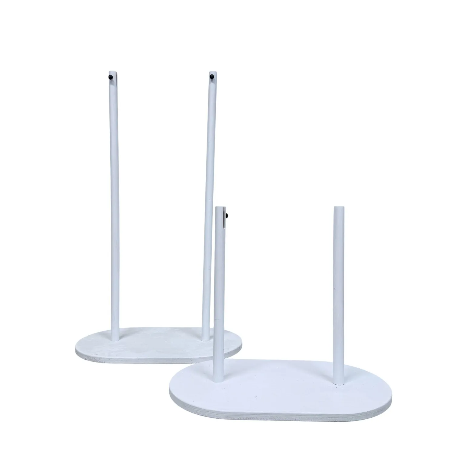 White Floating Stands
