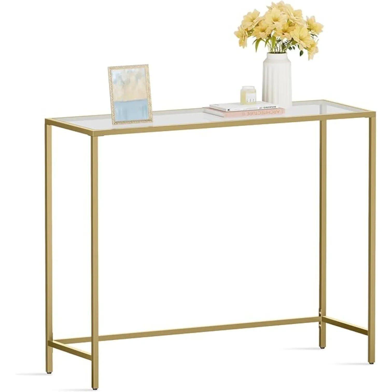 Modern Glass Entry Table