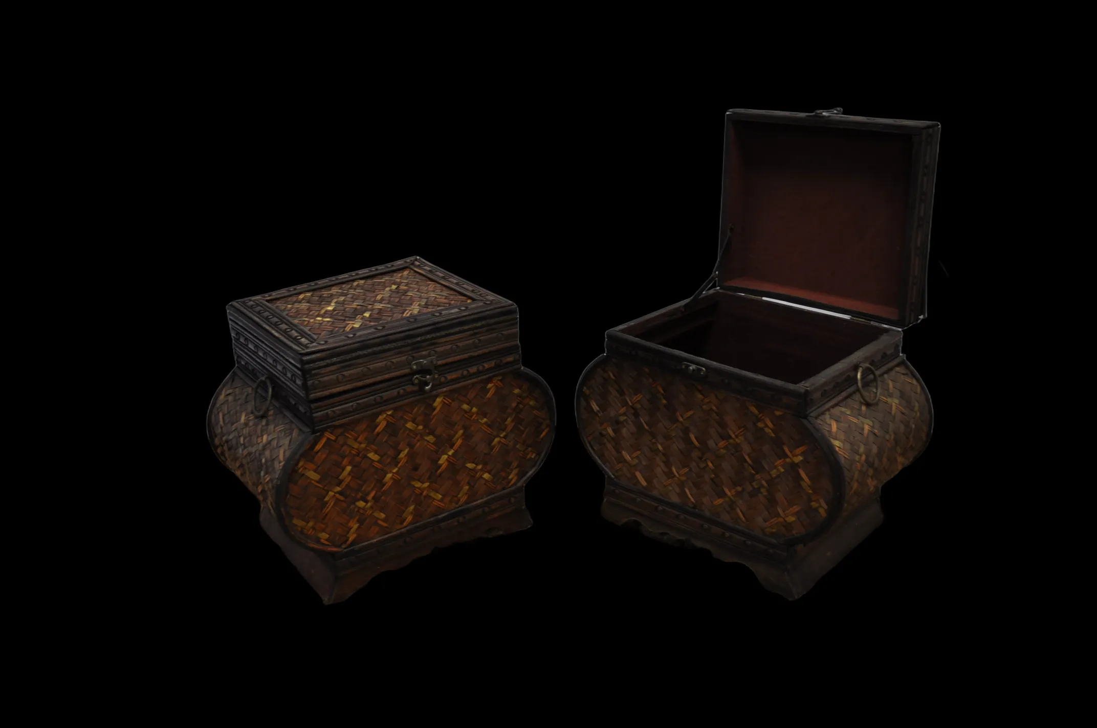 Vintage Wicker Trunks