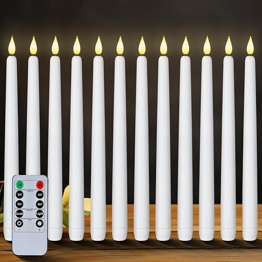11' LED Taper Candles