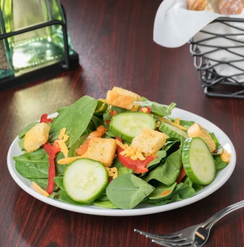 White Coupe Salad Plate