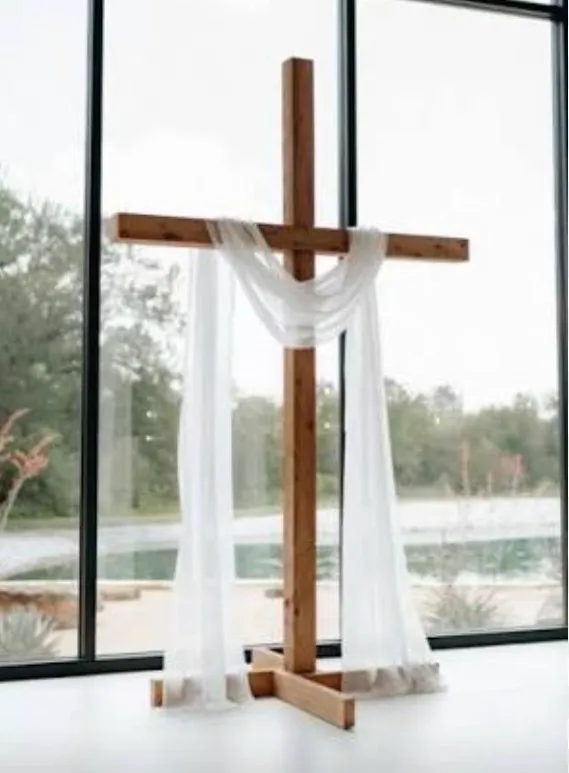 8ft Large Wood Cross