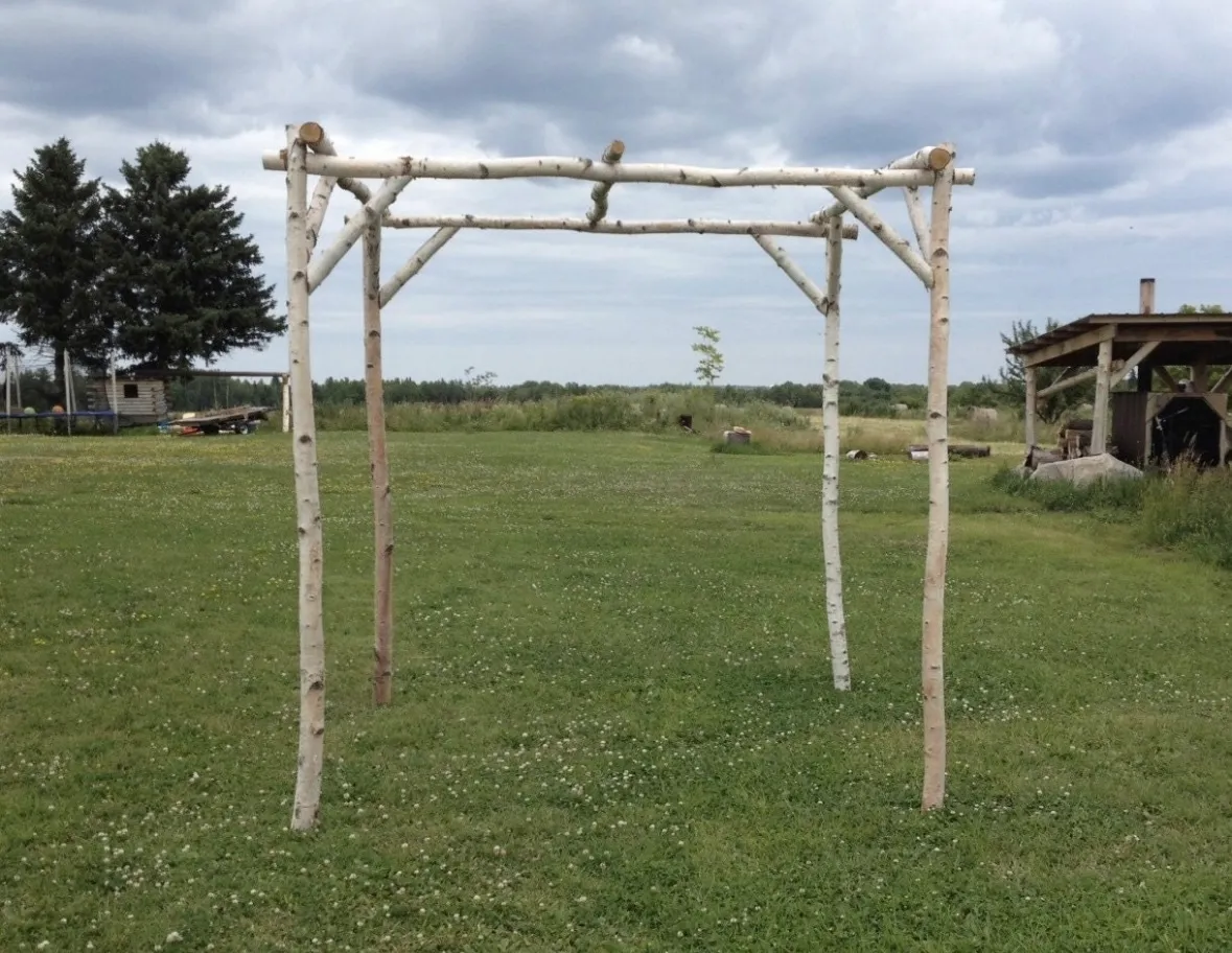Birch Wood Chuppah