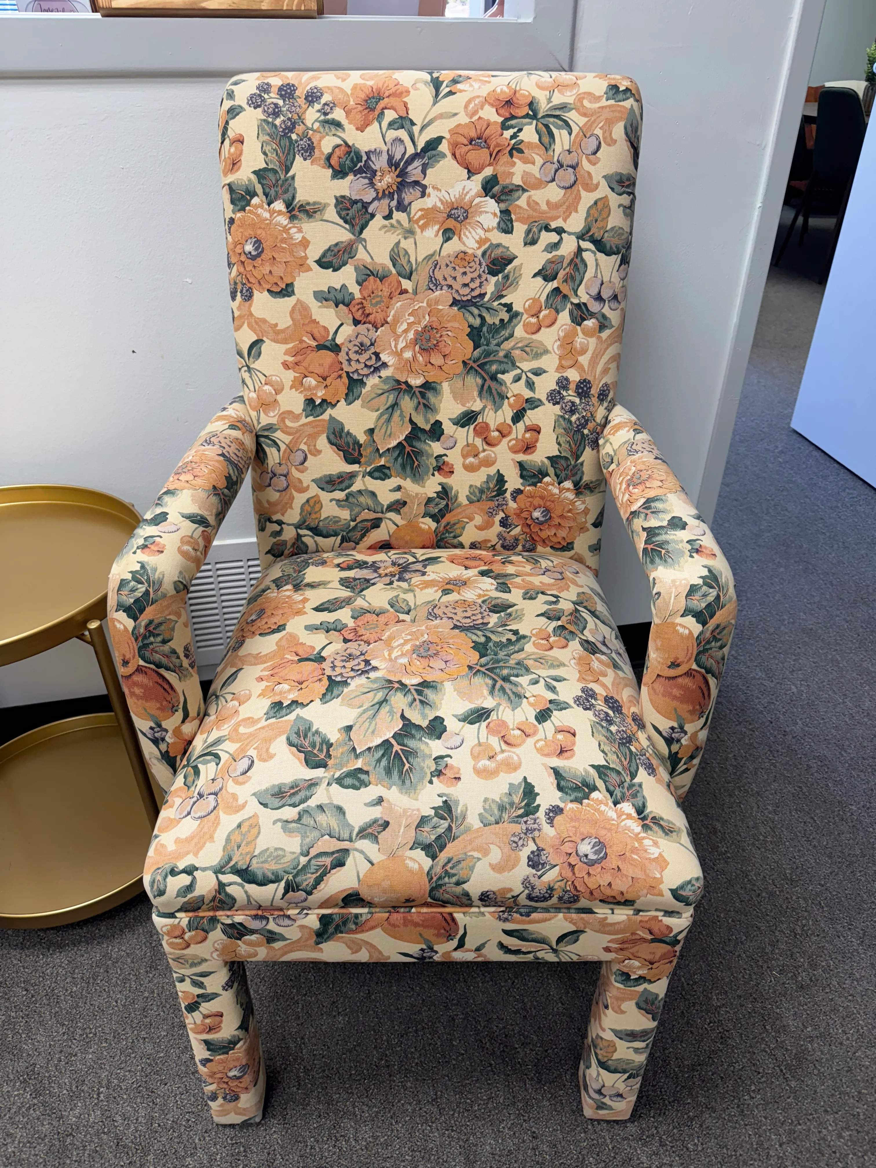 Vintage Floral Chair