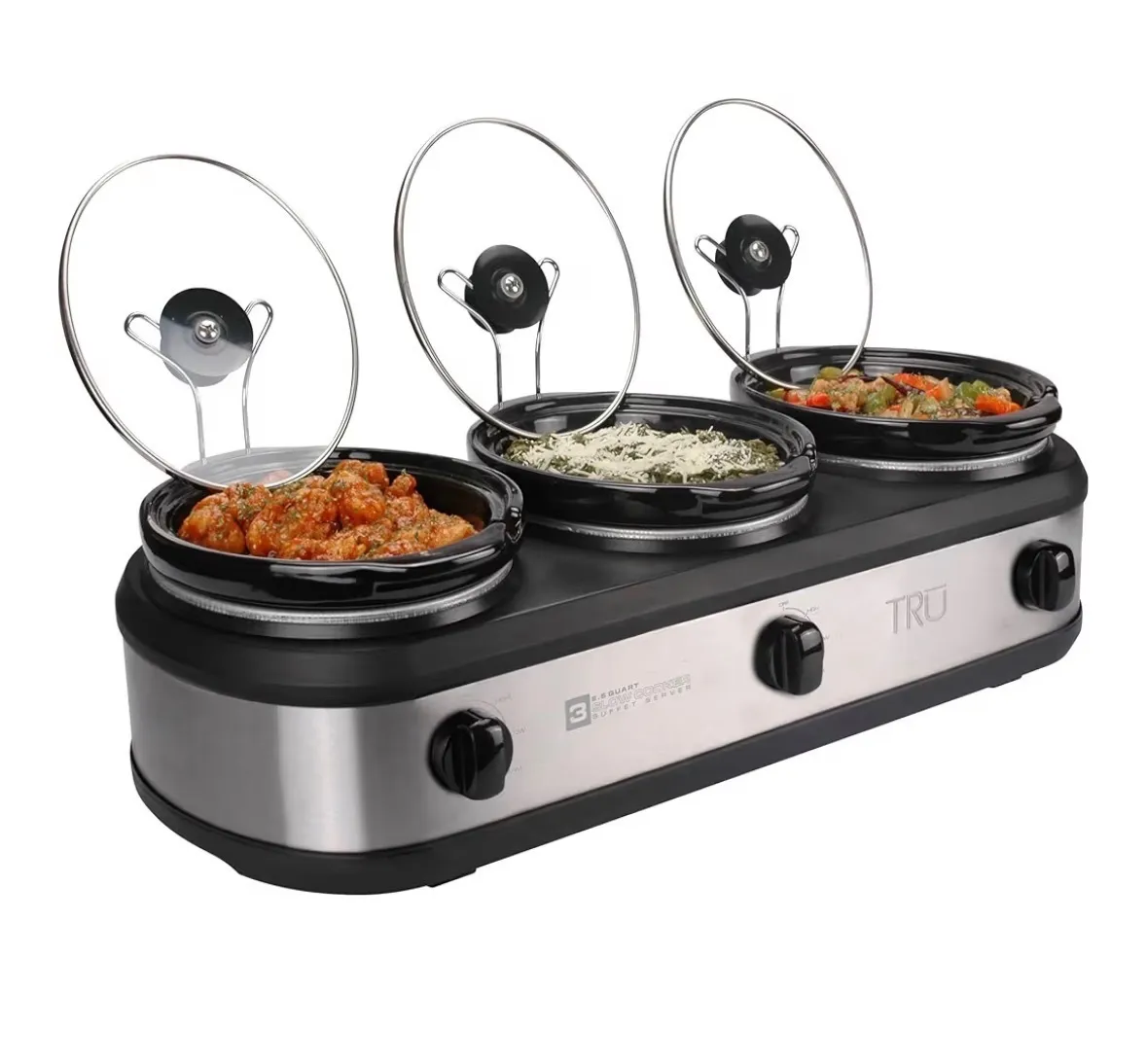 Triple Buffet Server/Warmer
