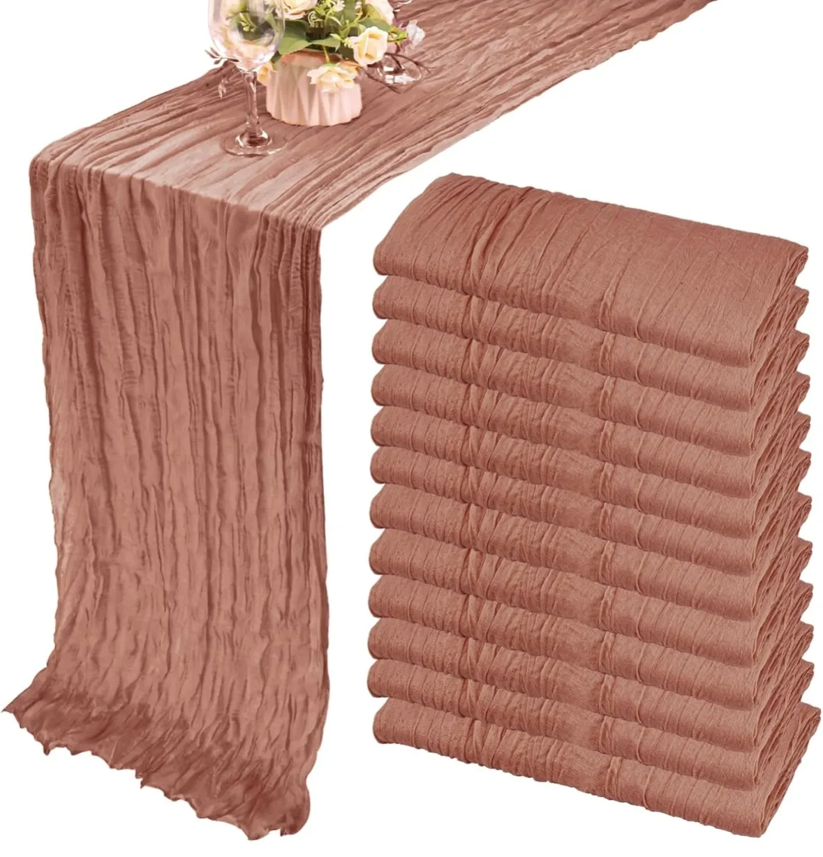 Cheesecloth Table Runner