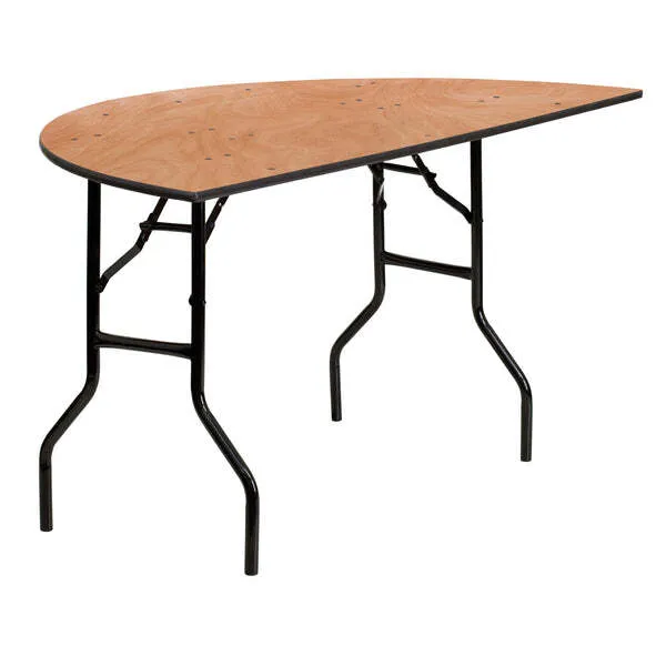 5 Foot Half Moon Table