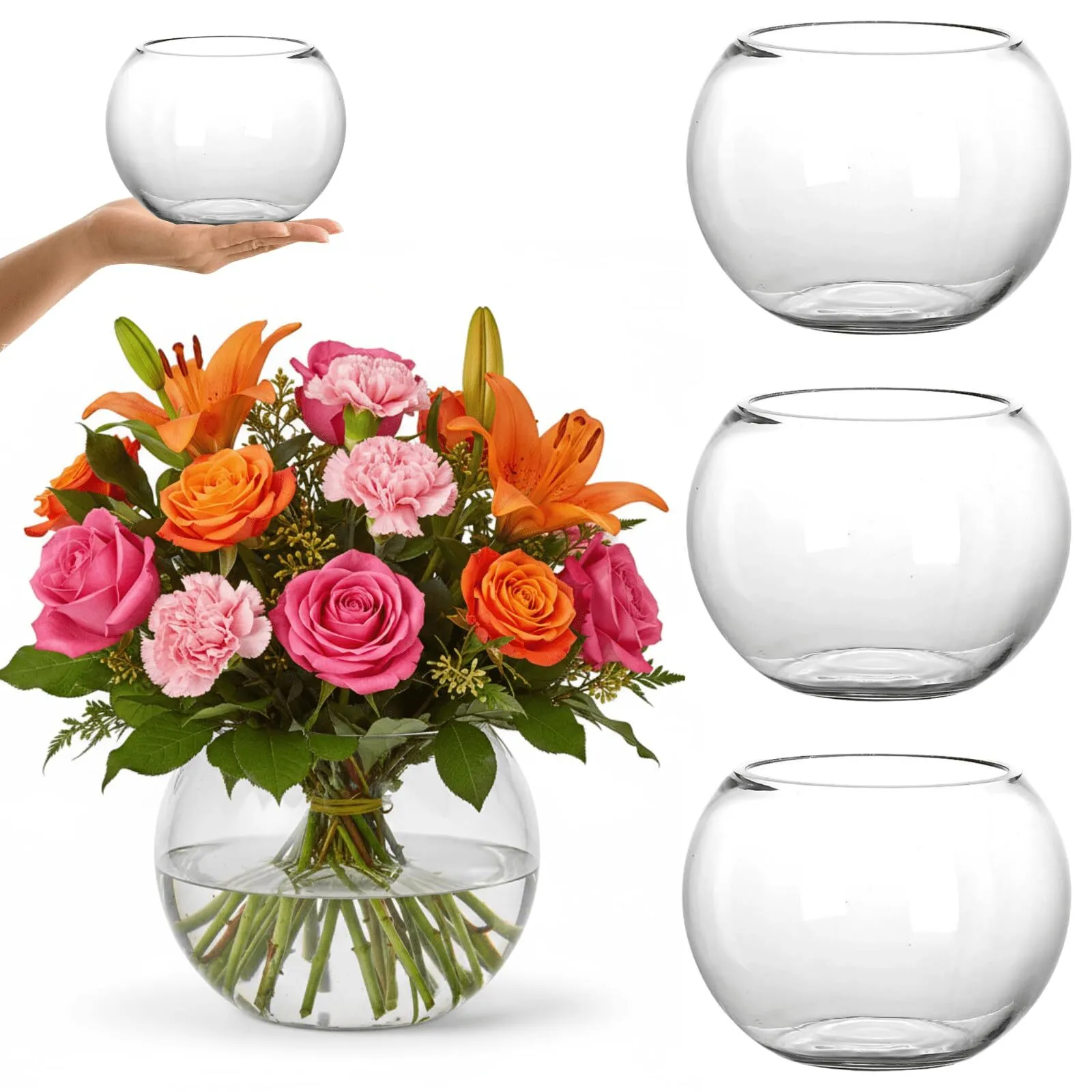 Small Glass Bowl Vase