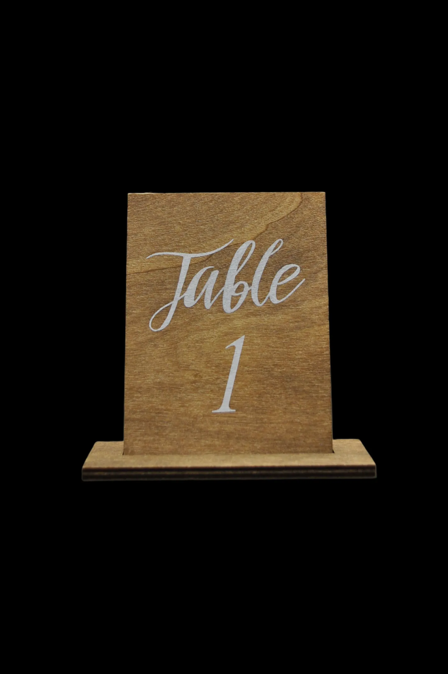 Wooden Table Signs (#1-20)