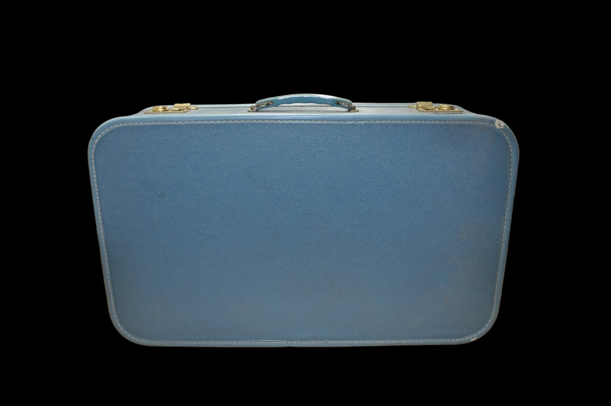 Blue Vintage Suitcase