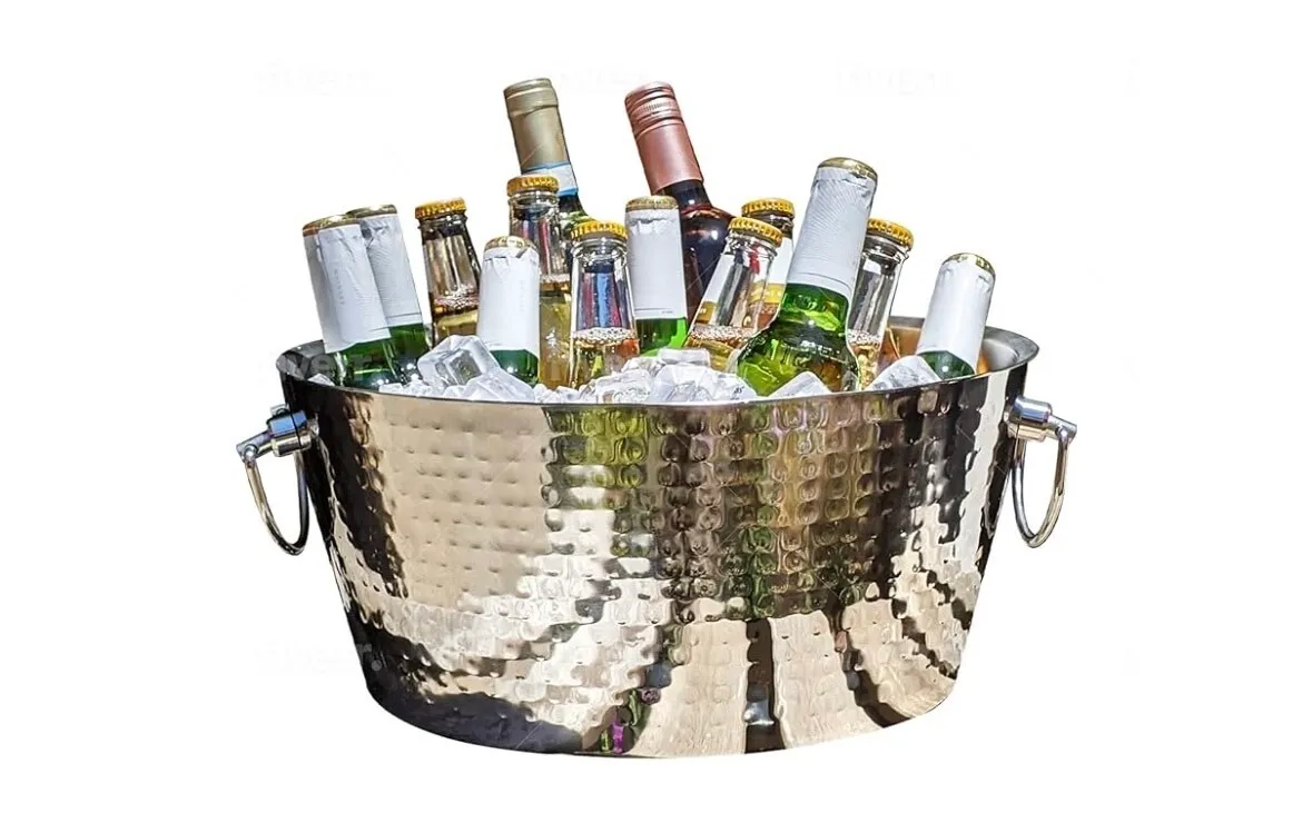 Silver Drink Bucket