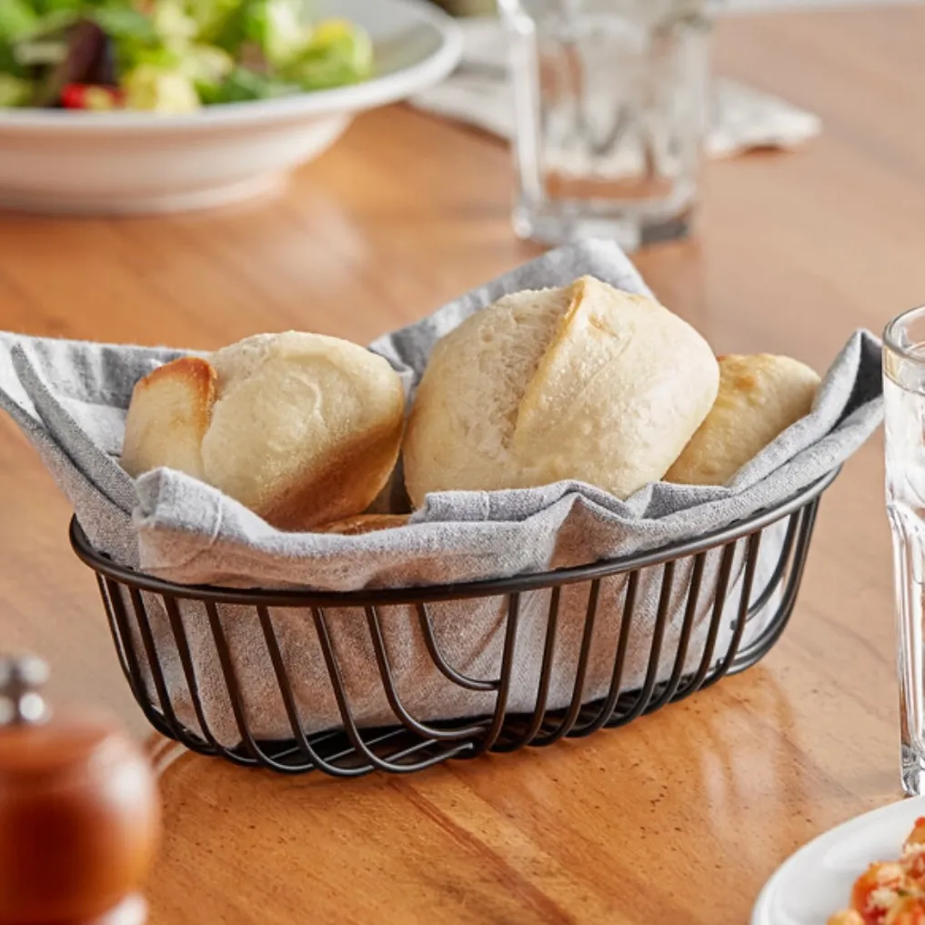 Black Wire Bread Basket