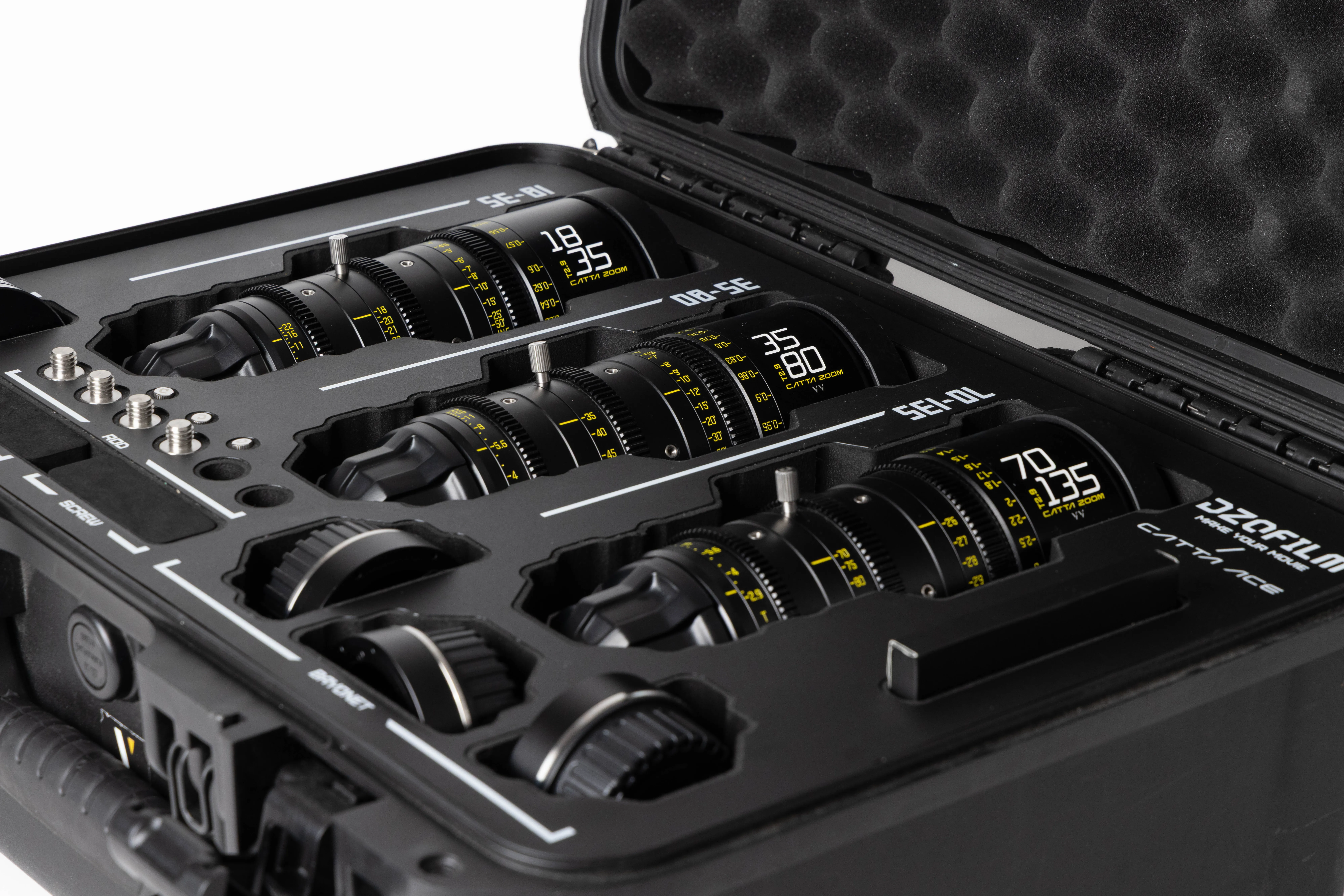 DZOFilm Catta Ace FF PL/EF 3er Set T2.9