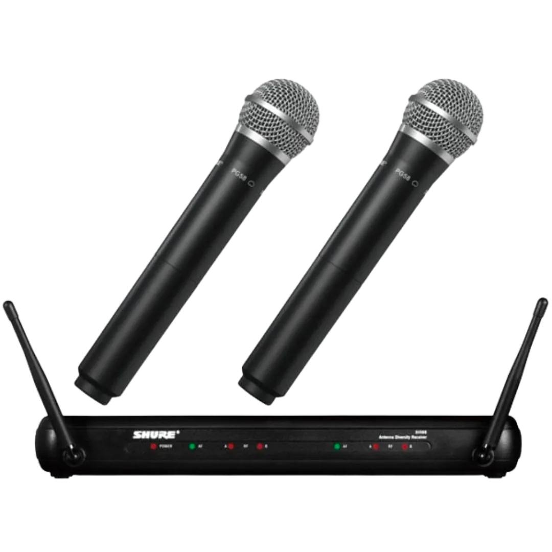 Dual Handheld Wireless Microphone System