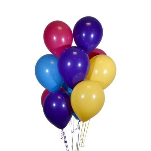 (12) HELIUM FILLED BALLOONS