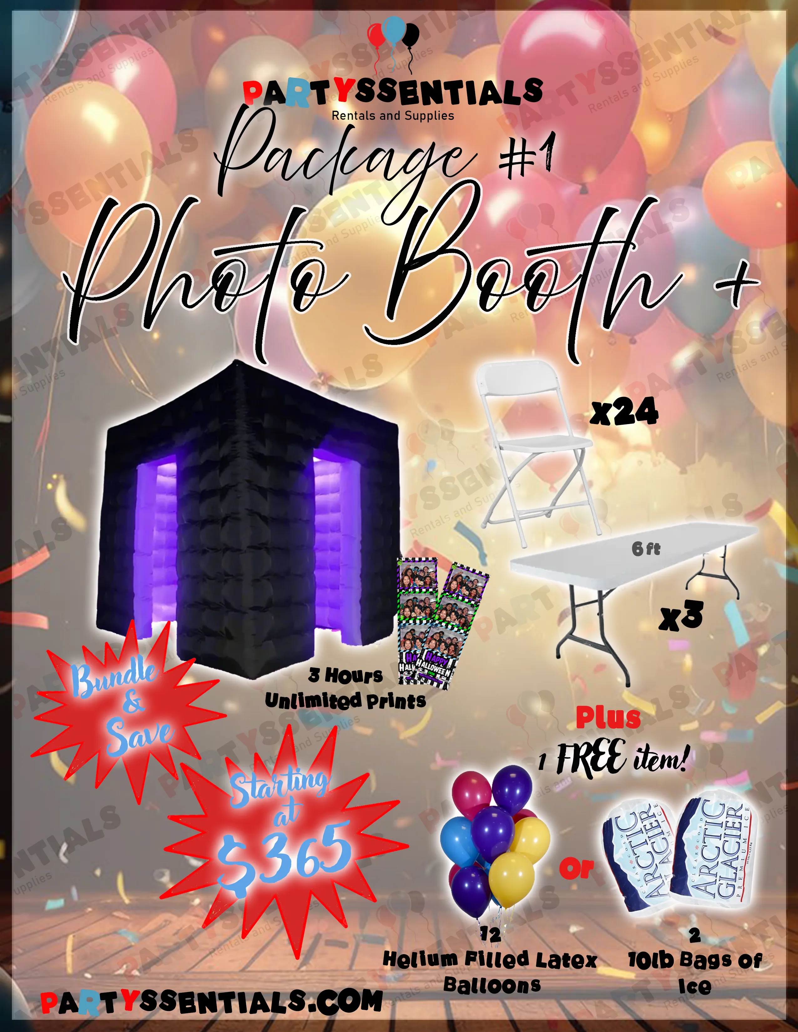 PHOTO BOOTH PLUS PACKAGE