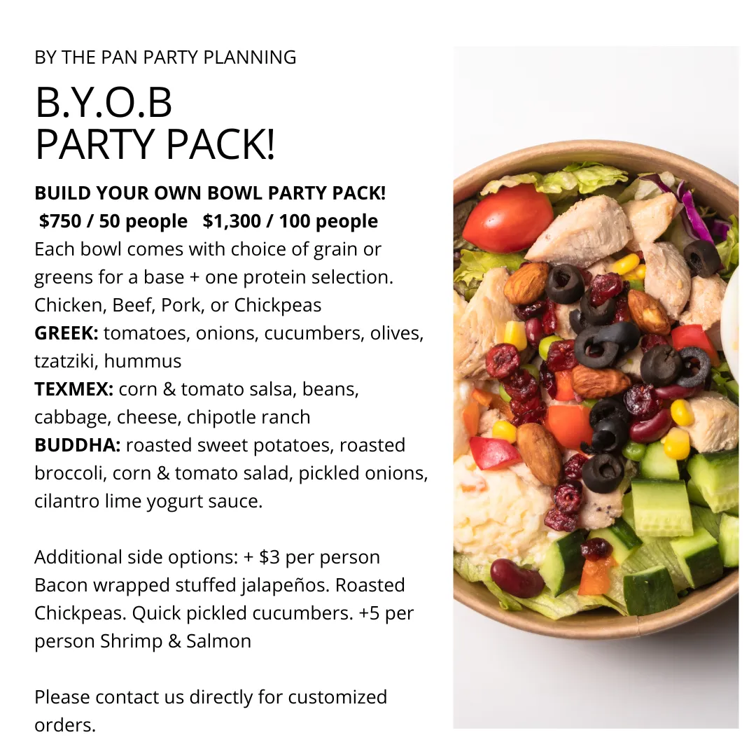 BUILD YOUR OWN PARTY PACKAGE - 