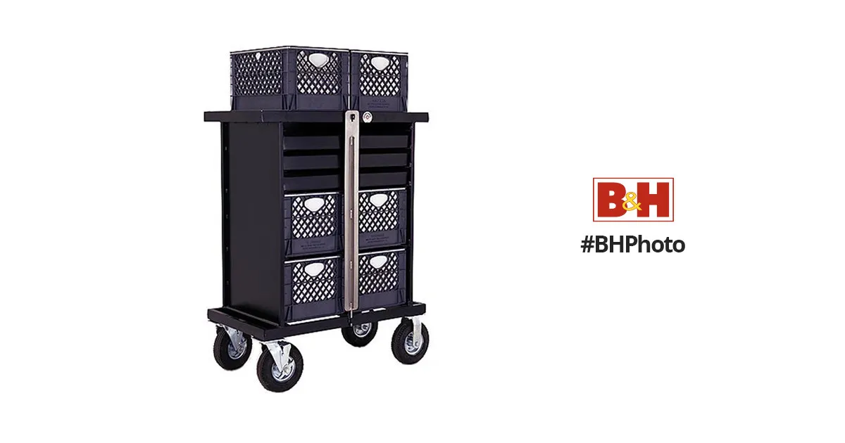 Backstage - 4-Crate Vertical Set Box Cart