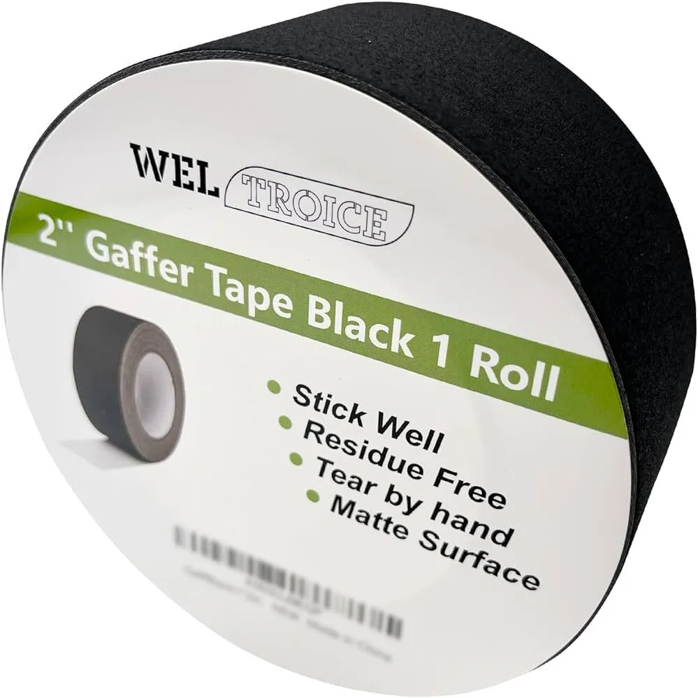 Assorted Gaff and paper tape - used roll