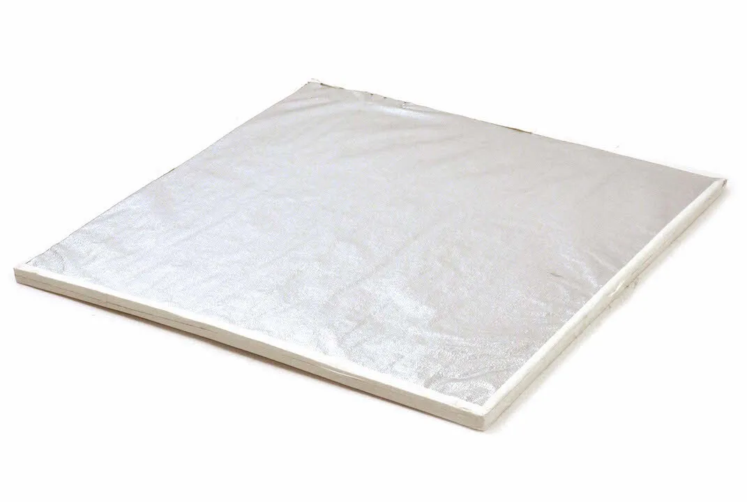4'x4' bounce board silver/white foamcore