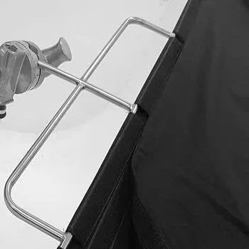 4'x4' Solid Black Flag