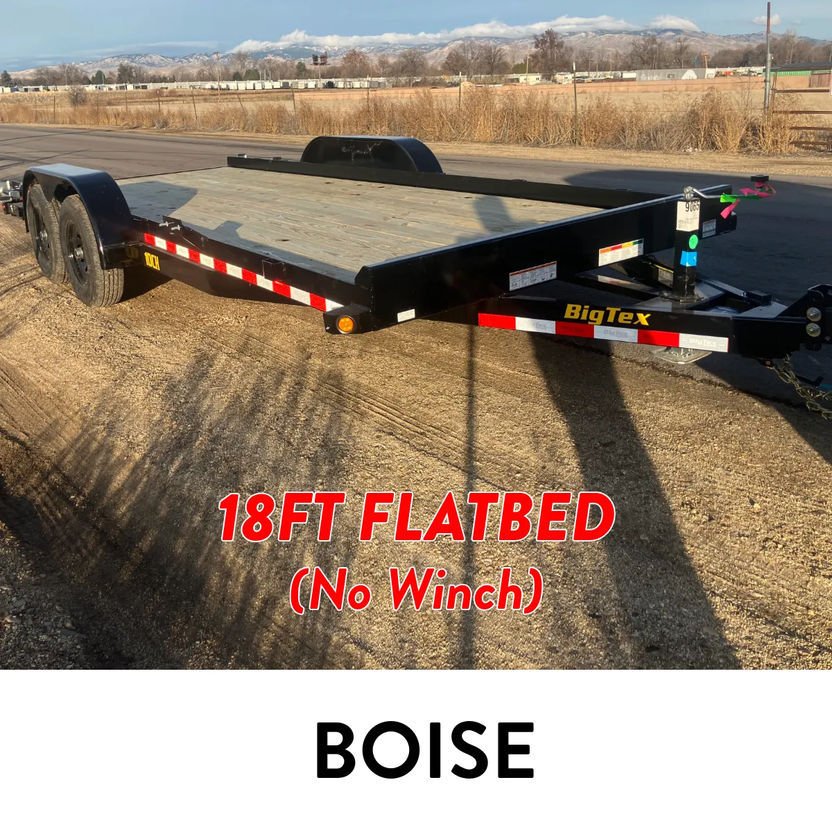 #C2 (BOISE) 18FT FLATBED CAR HAULER