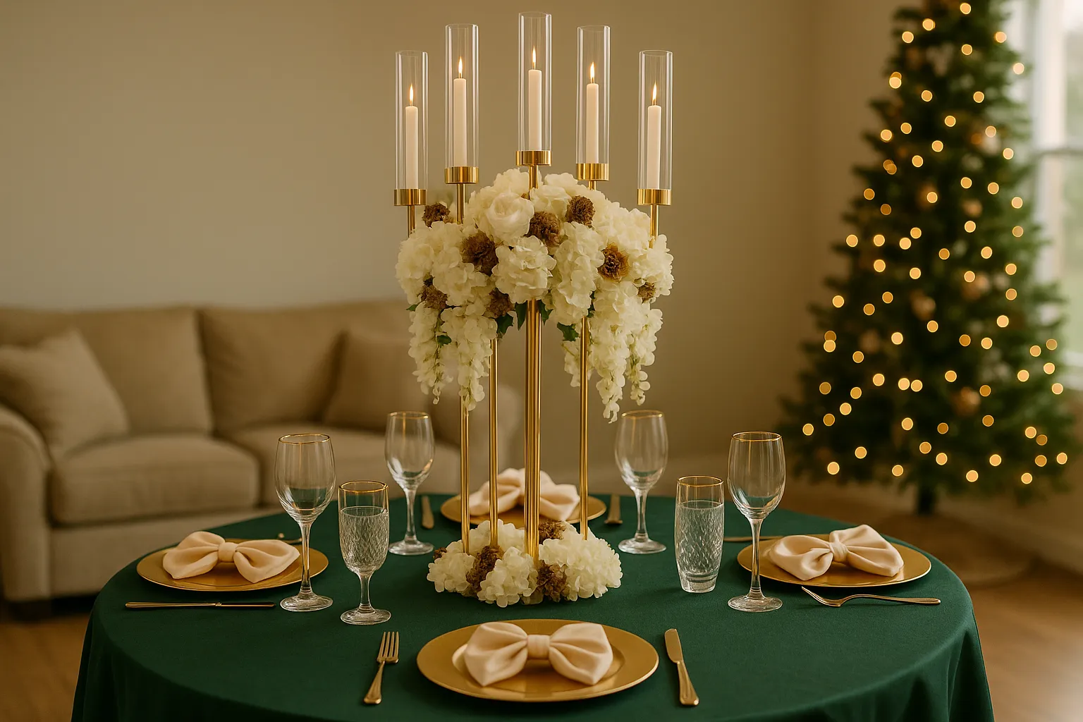 Golden Evergreen Hour 