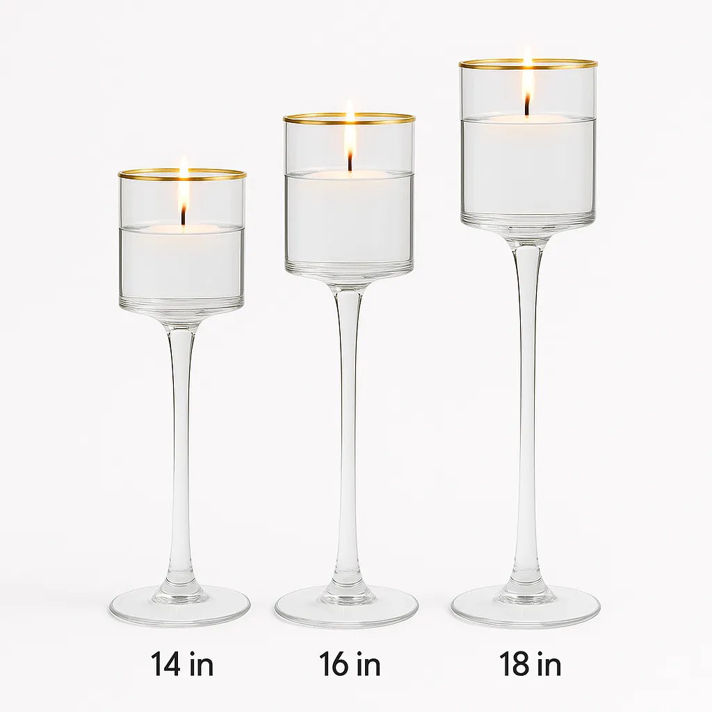 3-Tiered Glass Goblet Stand