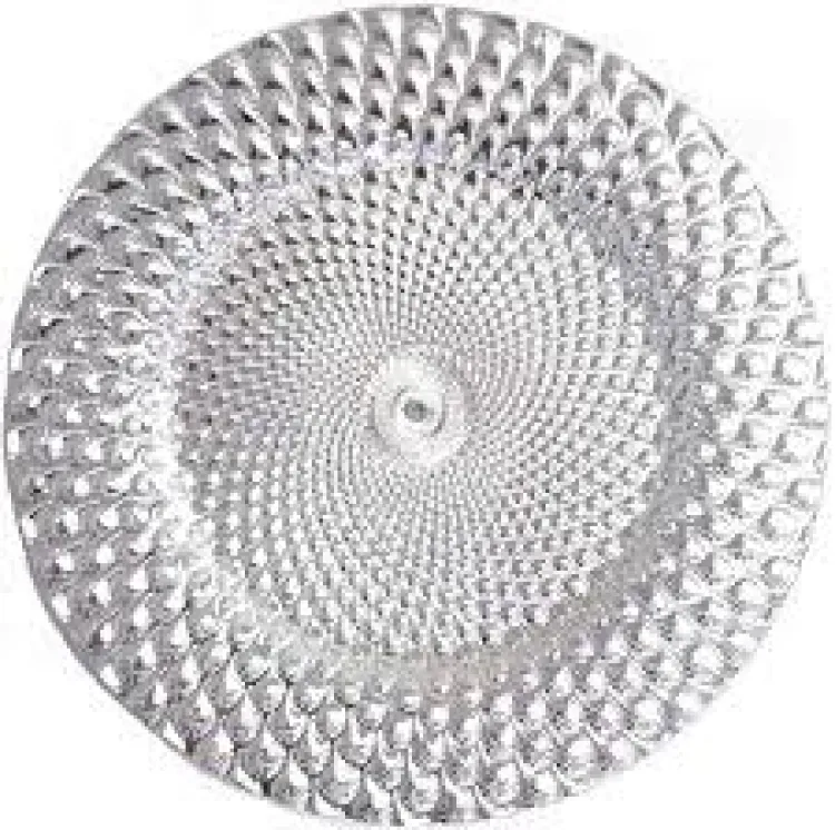 Silver Peacock Charger 