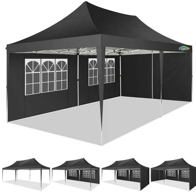 easy up tent 3x4,5 zwart