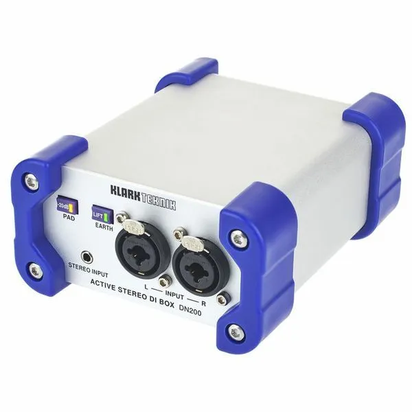 Klark Teknik DN200 V2 stereo actieve DI-box