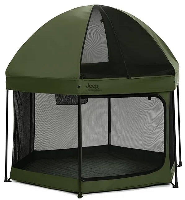 Portable Playard with Removable Shade