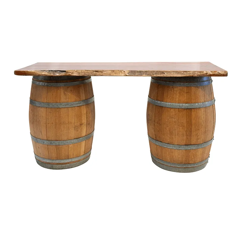 Barrels & Jarrah Wood Slab