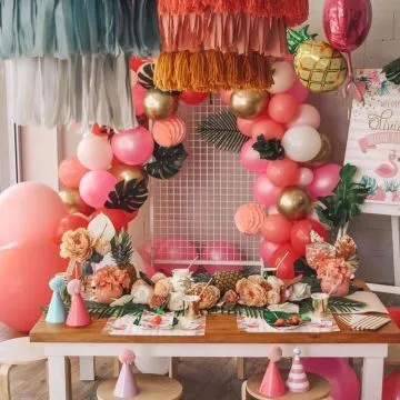 White Metal Mesh Backdrop