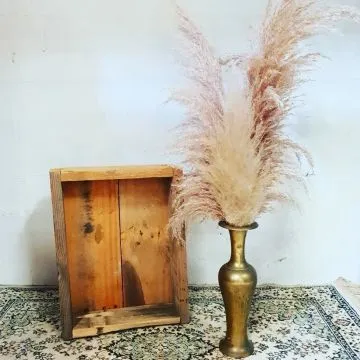 Thin Rustic Pine Crate Tray