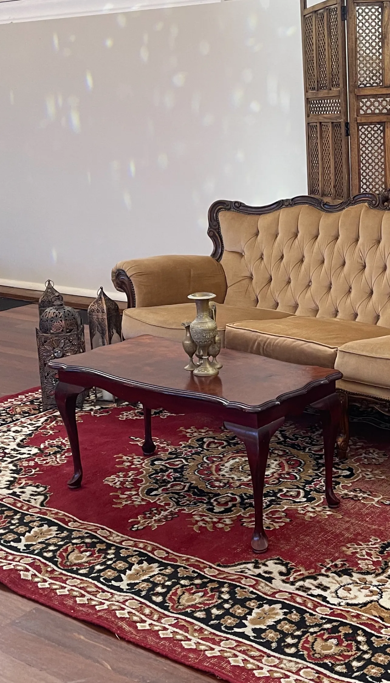 Vintage Rectangle Wooden coffee table