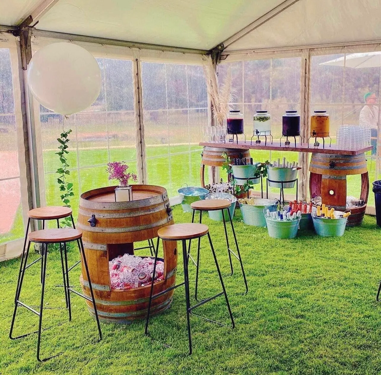 Wooden Top Bar Stool