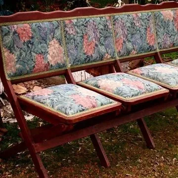 Vintage Floral Cinema Seats