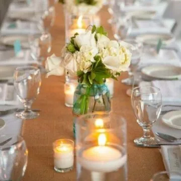 Hessian Table Runner