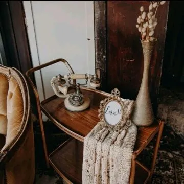 Vintage Gold Tea Trolley