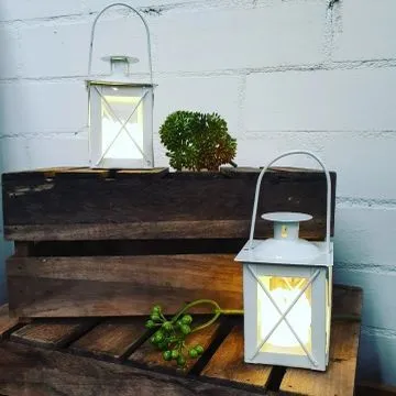 Mini White Lanterns