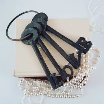 Vintage Style LOVE Keys