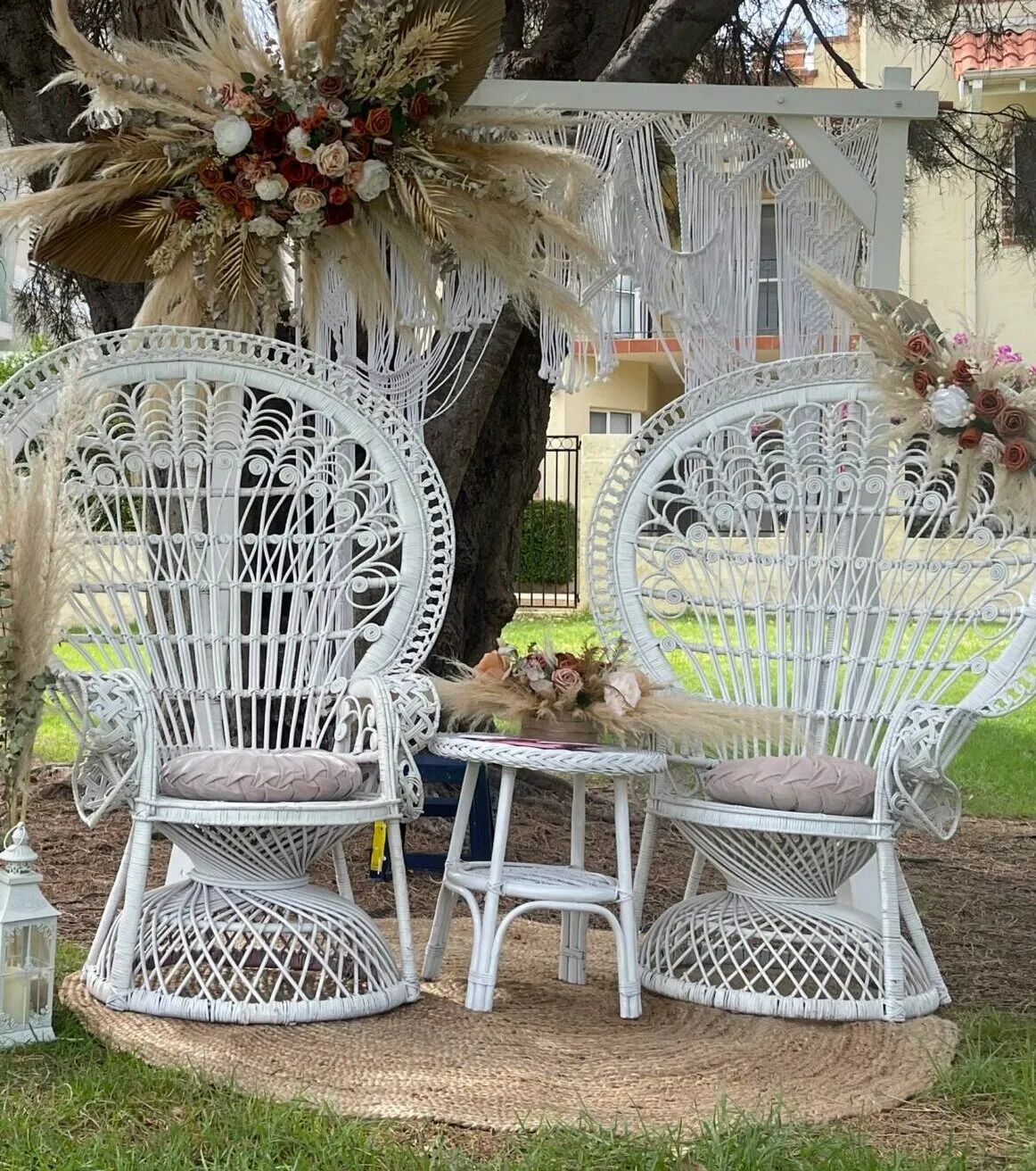 Round Jute Rug Plain